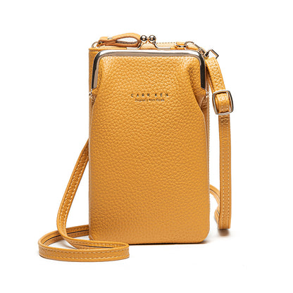 Bolsa Feminina Crossbody com Textura Lichia