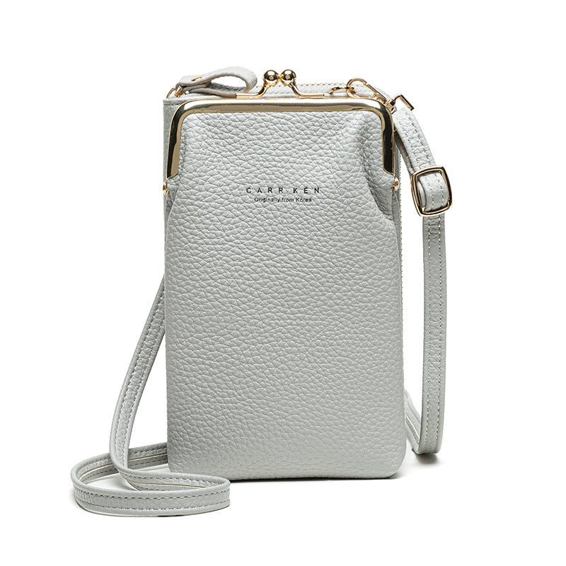 Bolsa Feminina Crossbody com Textura Lichia