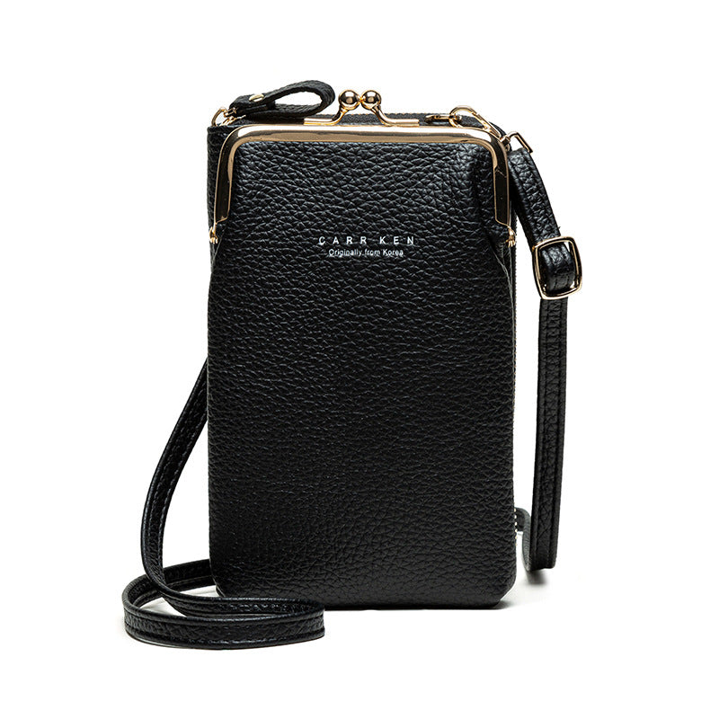 Bolsa Feminina Crossbody com Textura Lichia
