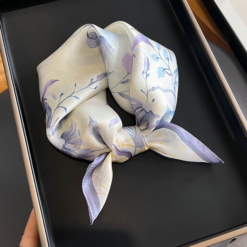 Versatile And Stylish Silk Neck Scarf