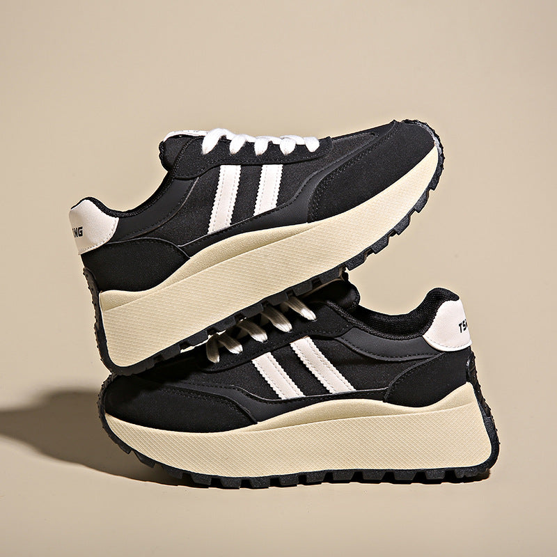 Tênis Feminino de Primavera para Estudantes com Elevação de Altura