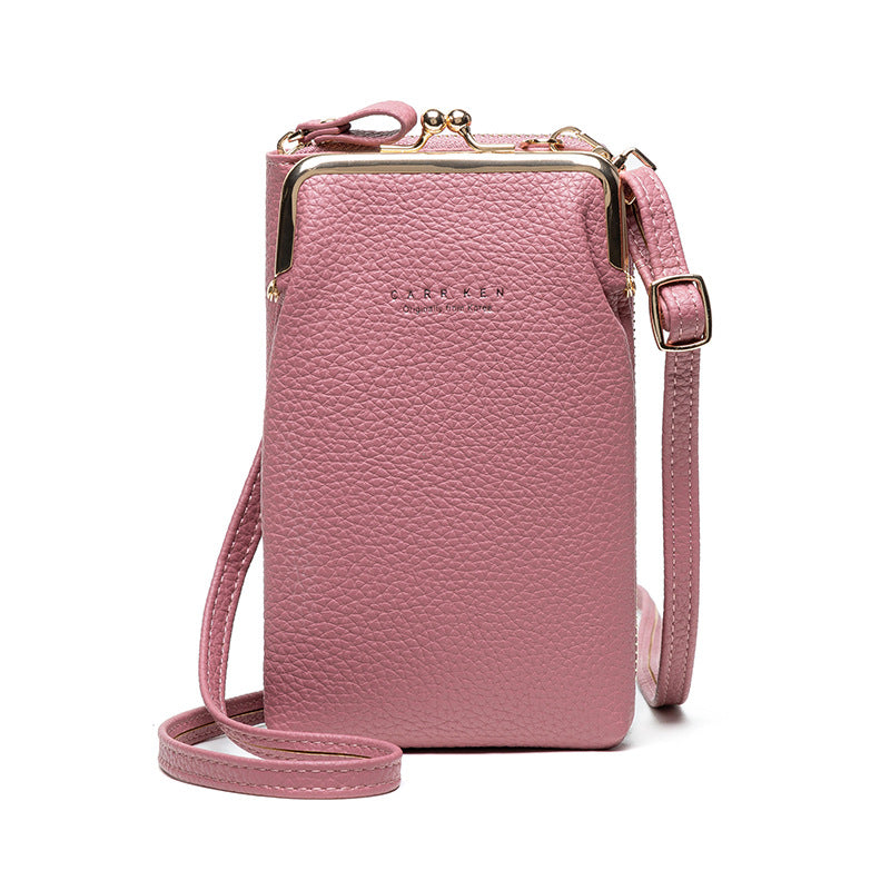 Bolsa Feminina Crossbody com Textura Lichia