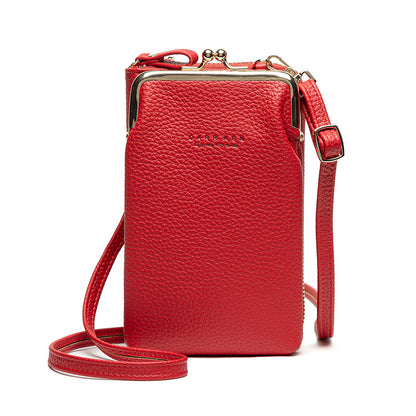 Bolsa Feminina Crossbody com Textura Lichia