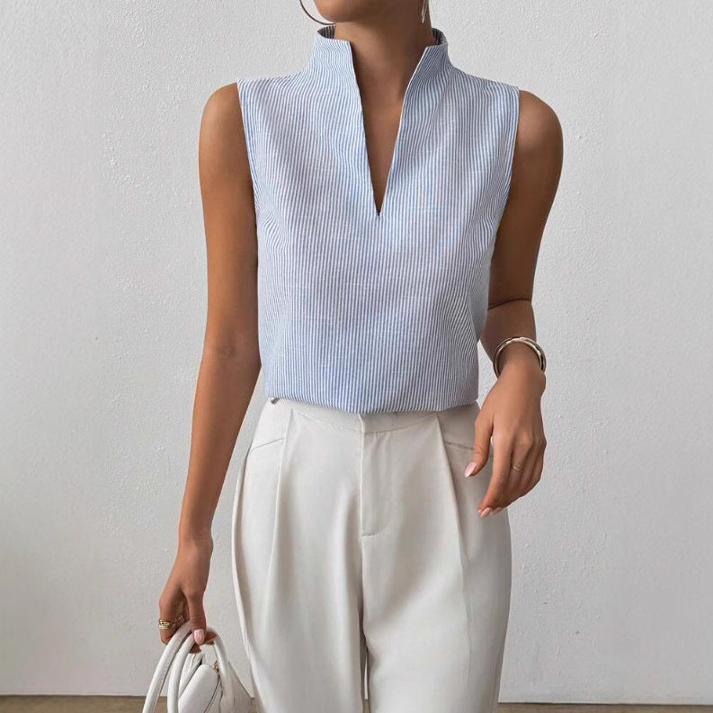 Blusa Feminina Minimalista Slim Fit