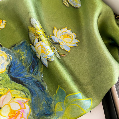 Versatile And Stylish Silk Neck Scarf