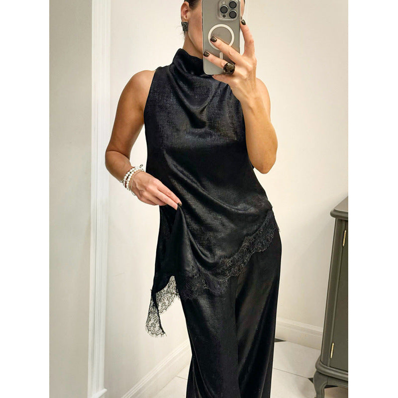 Blusa Feminina Sem Mangas Minimalista