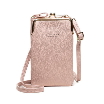 Bolsa Feminina Crossbody com Textura Lichia