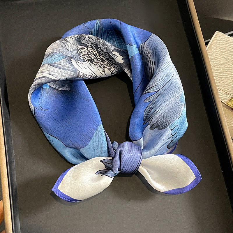 Versatile And Stylish Silk Neck Scarf
