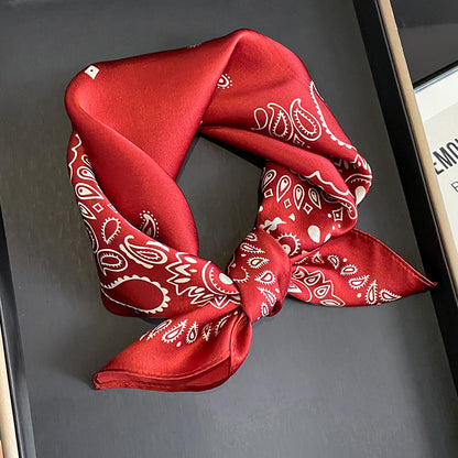 Versatile And Stylish Silk Neck Scarf