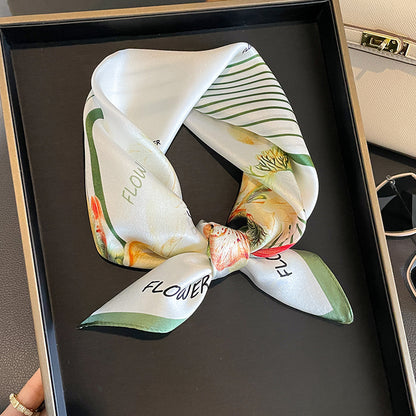 Versatile And Stylish Silk Neck Scarf