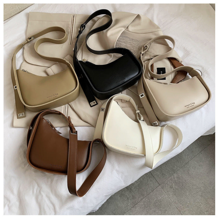 Retro  Versatile Womens Saddle Bag In A Minimalist Style