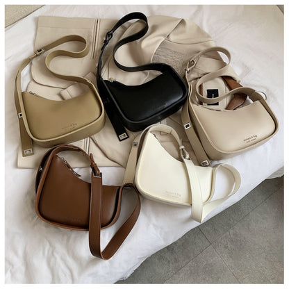 Retro  Versatile Womens Saddle Bag In A Minimalist Style