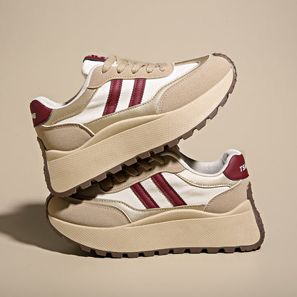 Tênis Feminino de Primavera para Estudantes com Elevação de Altura