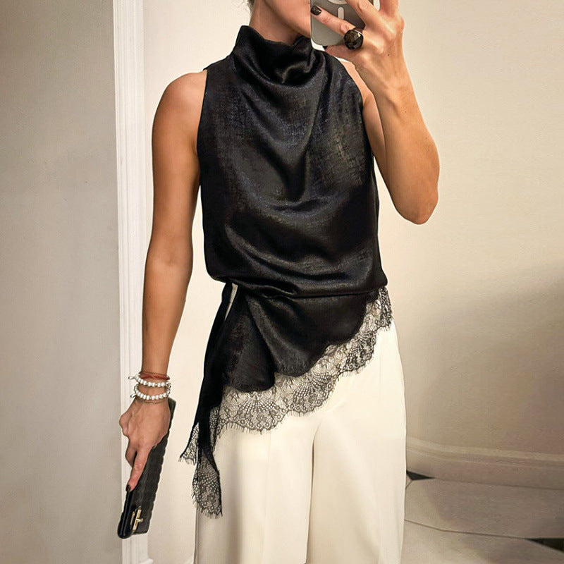 Blusa Feminina Sem Mangas Minimalista