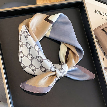 Versatile And Stylish Silk Neck Scarf