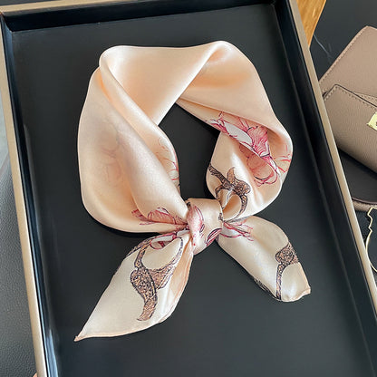 Versatile And Stylish Silk Neck Scarf