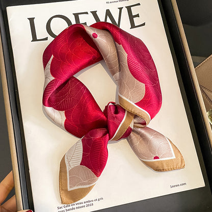 Versatile And Stylish Silk Neck Scarf