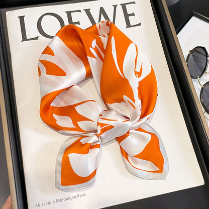 Versatile And Stylish Silk Neck Scarf